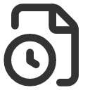 иконка file clock, file, файл, clock, часы