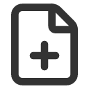 иконки file plus, file, файл, plus, плюс