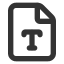 иконка file type, file, файл, type, шрифт