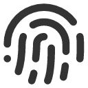 иконка fingerprint, отпечаток пальца