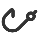 иконки fishing hook, fishing, пляж, hook