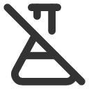 иконки flask conical off, flask, conical, off