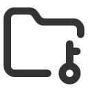 иконки folder key, folder, папка, key, ключ
