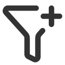 иконки funnel plus, funnel, plus, плюс