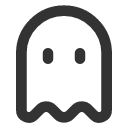 иконка ghost, приведение