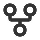 иконка git fork, git, fork, погрузчик