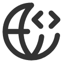 иконки globe code, globe, интернет, code, код