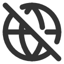 иконки globe off, globe, интернет, off
