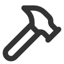 иконка hammer, молоток