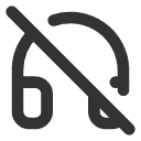 иконки headphone off, headphone, наушники, off