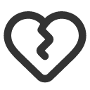 иконки heart crack, heart, сердце, crack