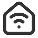 иконка house wifi, house, дом, wifi