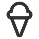 иконки ice cream cone, ice, лед, cream, мороженное, cone, дорожный конус