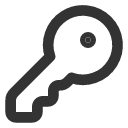 иконки key round, key, ключ, round