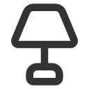 иконка lamp, лампа