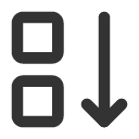 иконки layout arrow down, layout, макет, arrow, стрелка, down