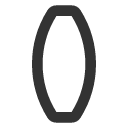 иконки lens convex, lens, convex