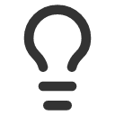 иконки lightbulb, лампочка