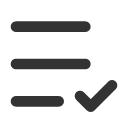 иконки list check, list, check, галочка