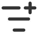 иконки list filter plus, list, filter, plus, плюс