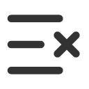 иконки list x, list