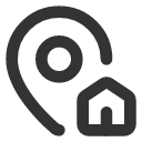 иконка map pin house, map, карта, pin, кнопка, house, дом