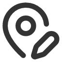 иконка map pin pen, map, карта, pin, кнопка, pen, ручка