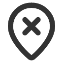 иконка map pin x inside, map, карта, pin, кнопка, inside