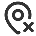 иконка map pin x, map, карта, pin, кнопка