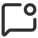 иконка message square dot, message, сообщение, square, dot