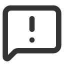 иконка message square warning, message, сообщение, square, warning, предупреждение