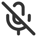 иконки mic off, mic, микрофон, off