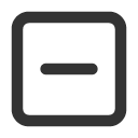 иконки minus square, minus, минус, square