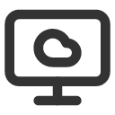 иконки monitor cloud, monitor, монитор, cloud, облако