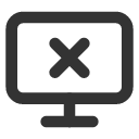 иконка monitor x, monitor, монитор