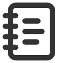 иконки notebook text, notebook, text, текст