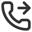 иконка phone forwarded, phone, телефон, forwarded