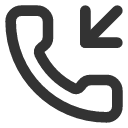 иконка phone incoming, phone, телефон, incoming