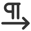 иконки pilcrow right, pilcrow, right, стрелка