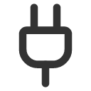 иконка plug, штекер