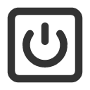 иконки power square, power, питание, square