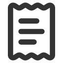 иконки receipt text, текст, receipt, text