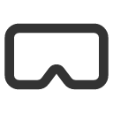 иконка rectangle goggles, rectangle, goggles