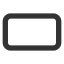 иконка rectangle horizontal, rectangle, horizontal, документ