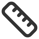 иконка ruler, линейка