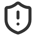иконка shield alert, shield, щит, alert, предупреждение