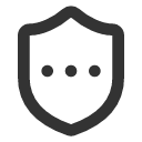 иконки shield ellipsis, shield, щит, ellipsis