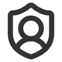 иконка shield user, shield, щит, user, пользователь