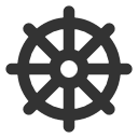 иконка ship wheel, ship, wheel, колесо