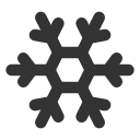 иконка snowflake, снежинка